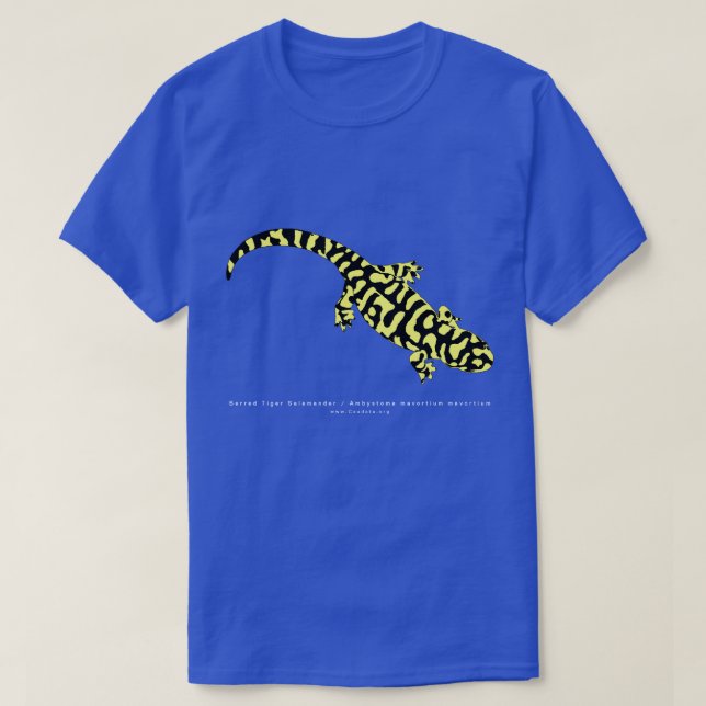 Salamandra de tigre em uma camisa (Frente do Design)