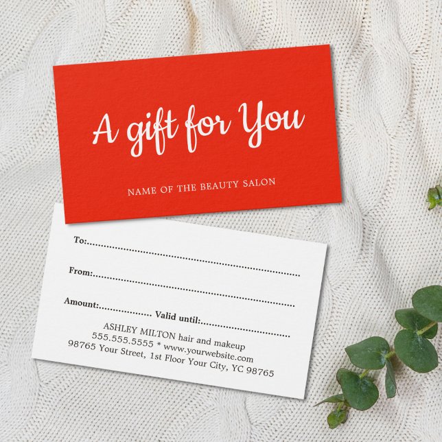 Salão de Bela Branca Mínima Elegante (Criador carregado)