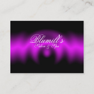 Salão de beleza da terapia da massagem & cartão de