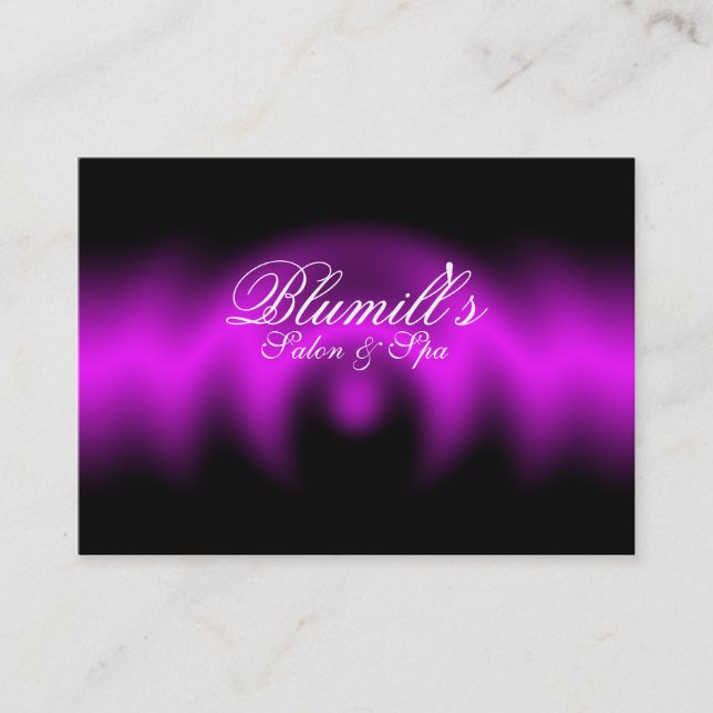 Salão de beleza da terapia da massagem & cartão de (Frente)