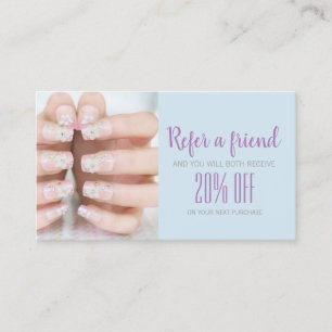 Salão de beleza minimalista Nail Salon Referral
