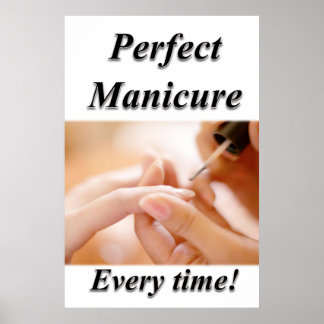 Salão de Posters de Manicure Perfeito