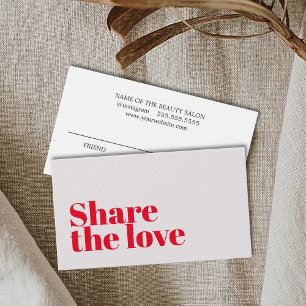 Salão Rosa Vermelho Minimalista Elegante