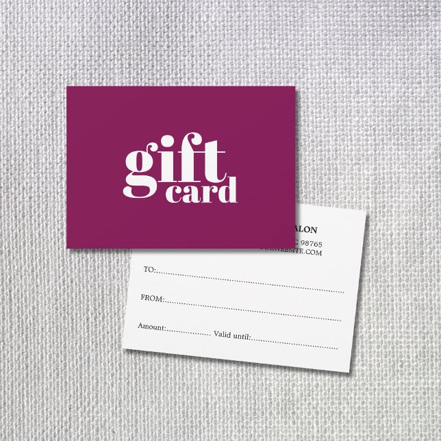 Salão Vermelho Roxo Moderno Elegante (Criador carregado)