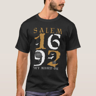 Salem 1692 Perderam Uma Camisa De Halloween De Bru