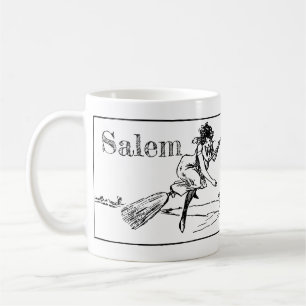 Salem Massachusetts, bruxas na caneca da tinta