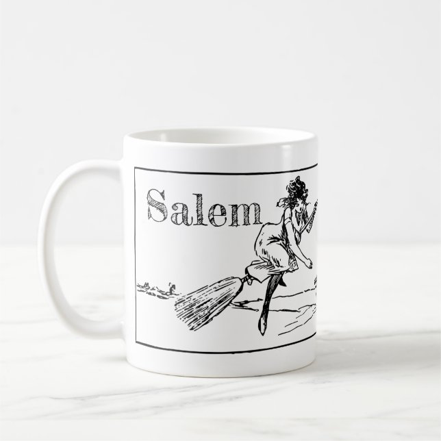 Salem Massachusetts, bruxas na caneca da tinta (Esquerda)