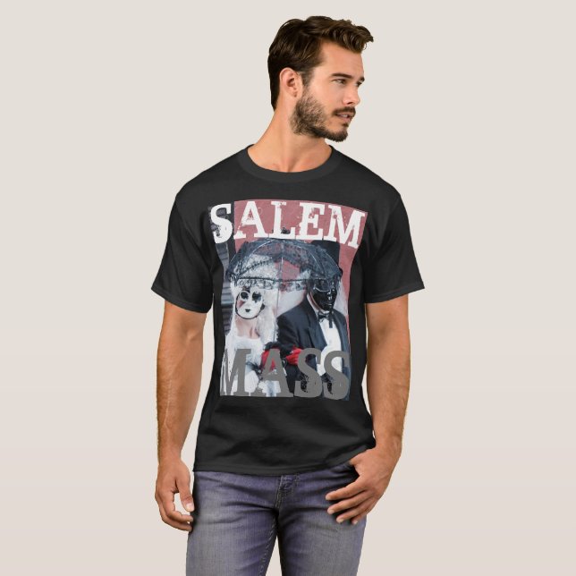 Salem Massachusetts Occult T-Shirt para homens (Frente Completa)