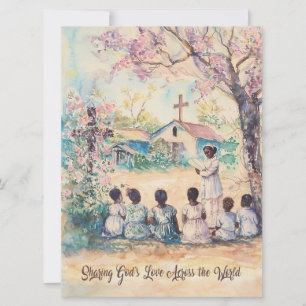 Salesianos Missões em Massa Obrigado Cartões