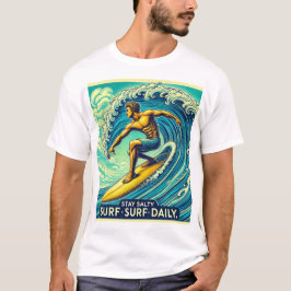 Salgado, Surf Diário - Surfer T-Shirt