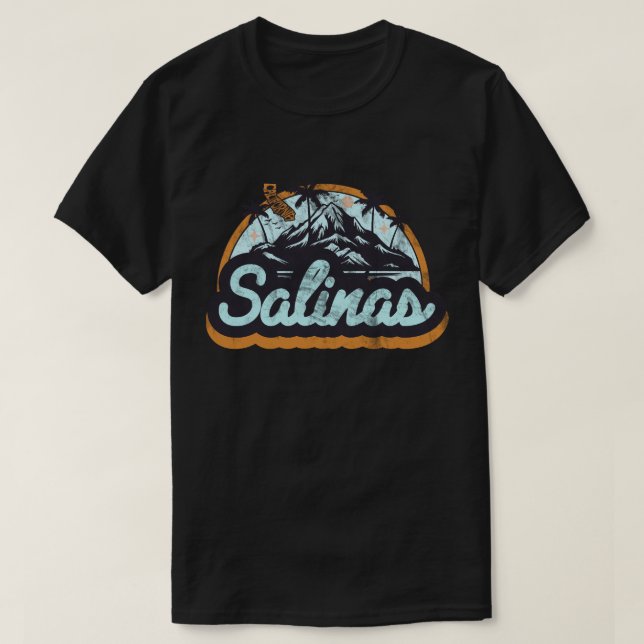 Salinas, California T-Shirt (Frente do Design)
