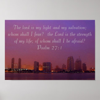 Salm 27:1 poster Skyline