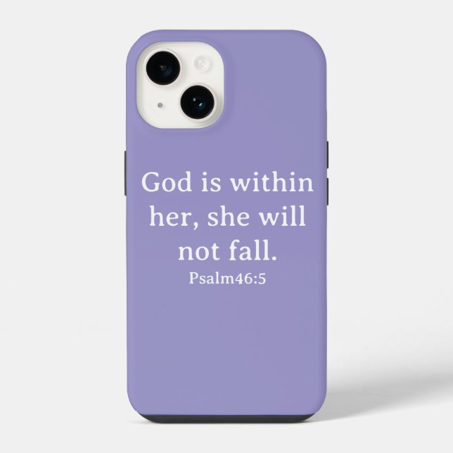 Salm 46:5 - Capa de telefone (Verso)