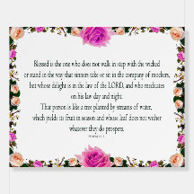 Salmo 1, Na Lei do Senhor,Fronteira da Flor Roxa