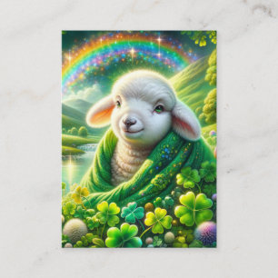 Salmo 23 KJV Cartões - Bunny Lamb