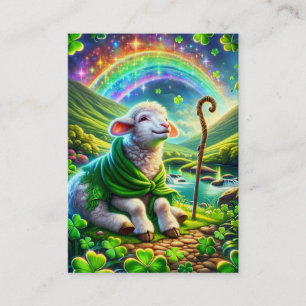 Salmo 23 KJV Cartões - Cordeiro Sereno