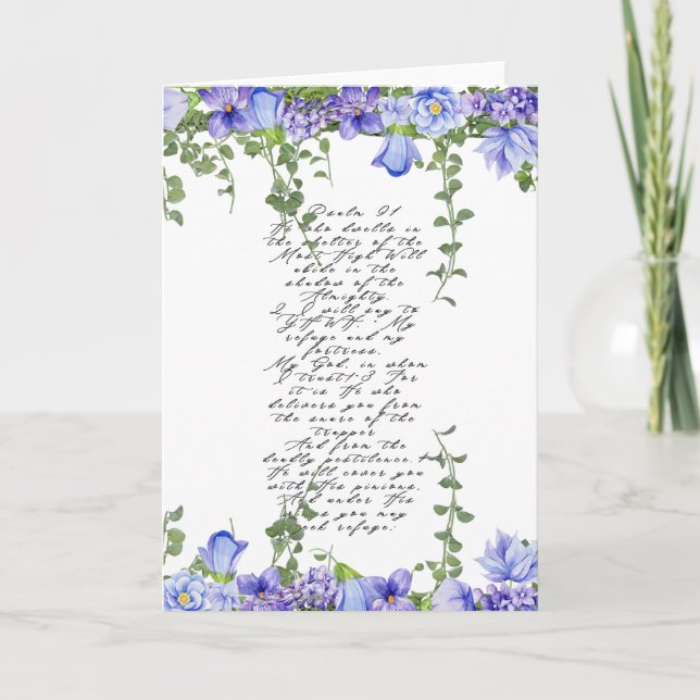 Salmo 91 convite (Frente)