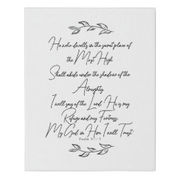 Salmo Moderno 91 Folhas de Arte Cristã de Bíblias