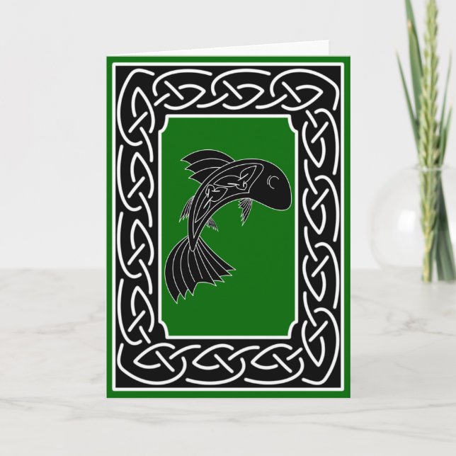 Salmões do conhecimento - cartão (Frente)