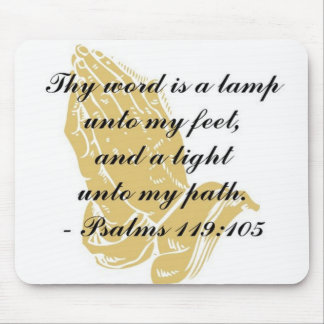 Salmos 119:105 Mouse Pad