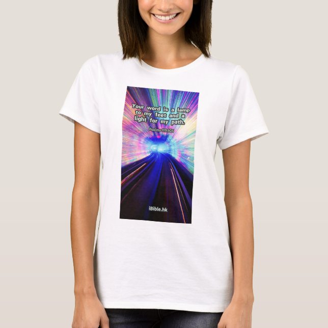 Salmos 119:105 T-Shirt (Frente)