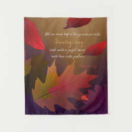 'Salmos 95:2' Tapeçaria