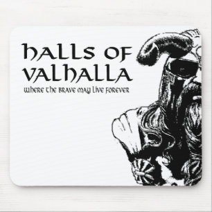 Salões de Valhalla Mousepad