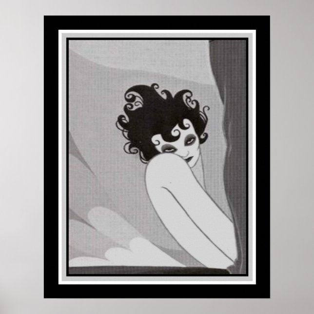 "Salomé" Art Deco Impressão por John Vassos ca. 19 (Frente)