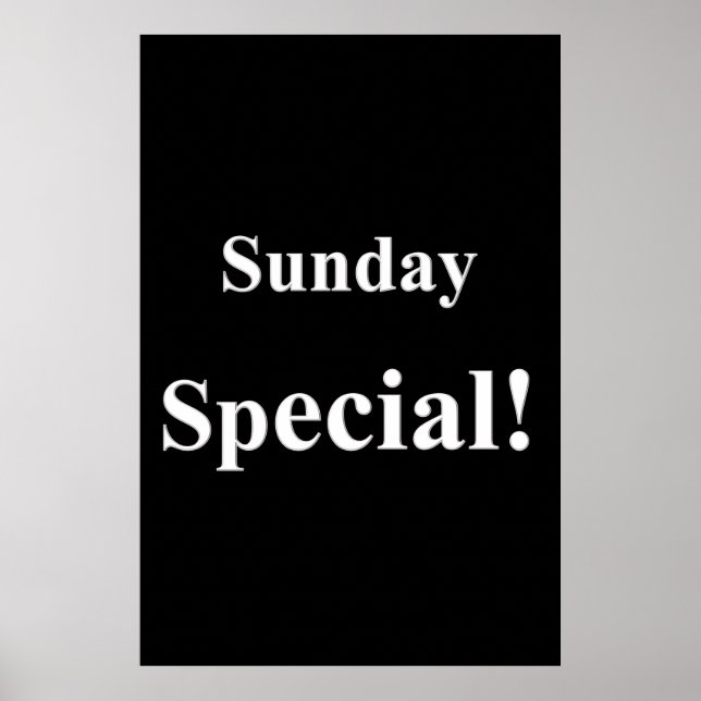 Salon Barbershop - Posters especiais no domingo (Frente)