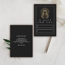 Salon Makeup Hair Unhas Pisca Black Tarot Gift