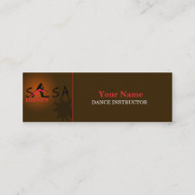 Salsa Move - Business-, Cartão de visita