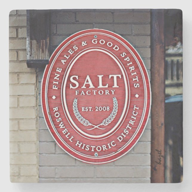 Salt Fatory Pub, Historic Roswell. Porta-copos (Frente)