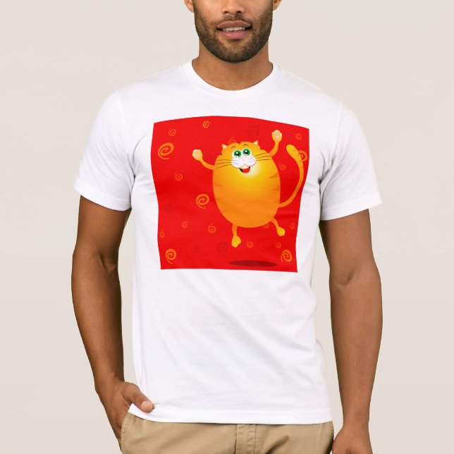 Salta! Camiseta engraçada (Frente)