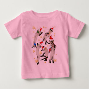 Saltando o grupo da camisa dos gatinhos do Natal