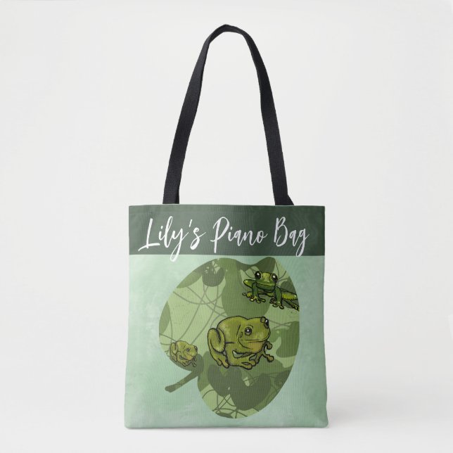 Saltando para praticar a Tote Frog e Lily Pad (Frente)