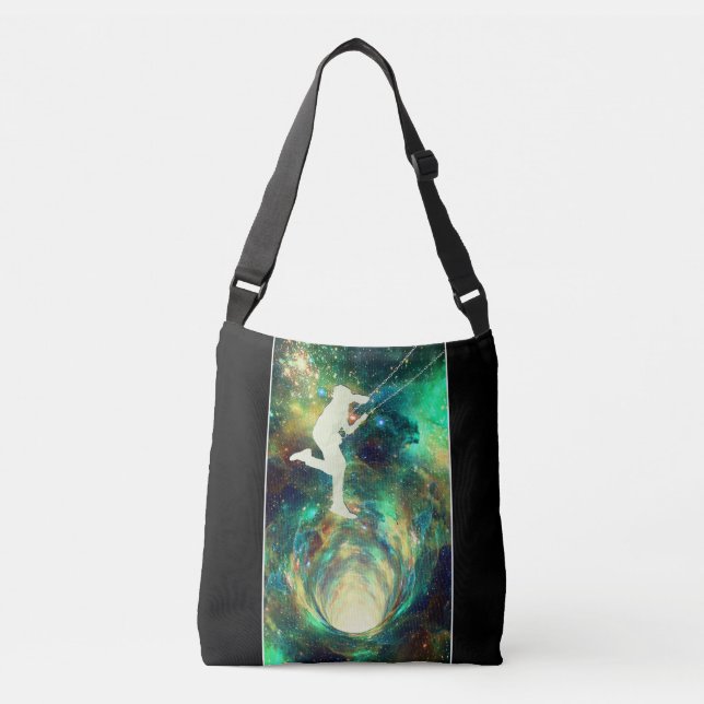 salte para o espaço - bolsa tote (Frente)