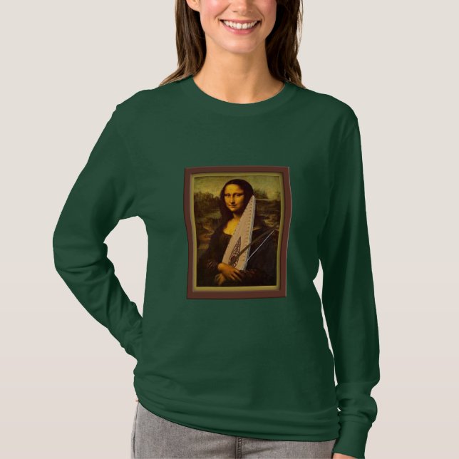 Saltério Mona Lisa - t-shirt das senhoras (Frente)