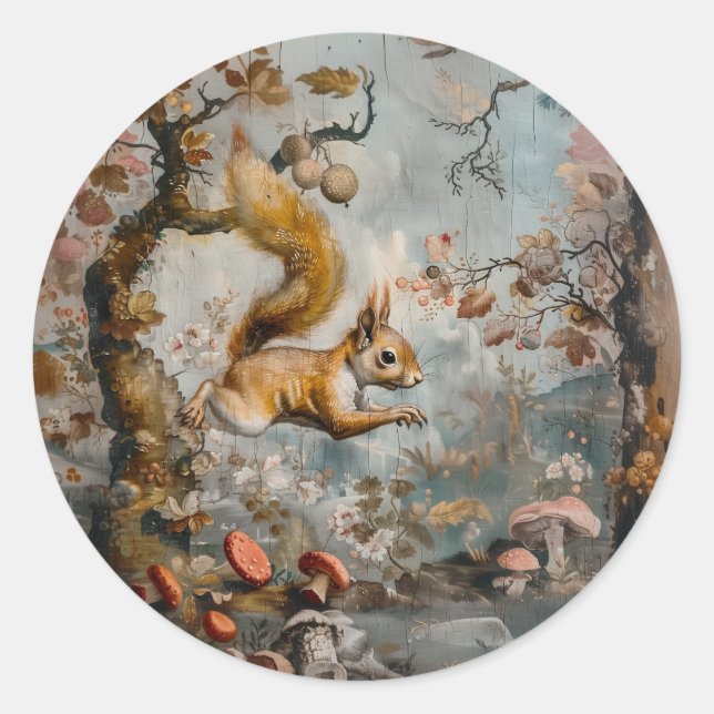 Salto - Adesivos redondos para artigos de papelari (Frente)