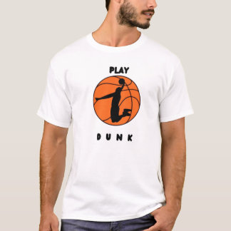 Salto de basquetebol em negrito _ Colar T-Shirt Du