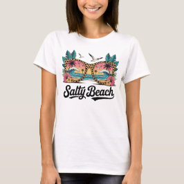 Salty Beach Casual Summer T-shirt