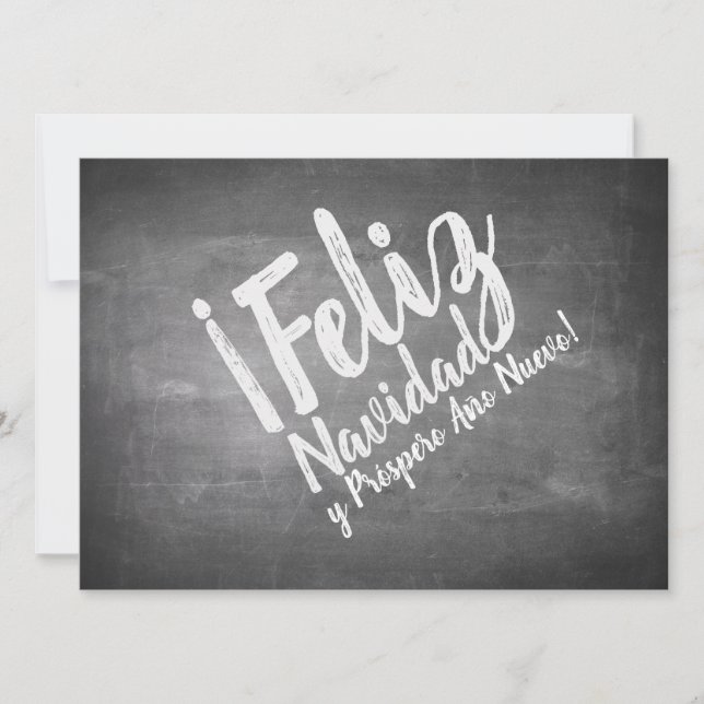 Saludos de Navidad em La Pizarra (Frente)