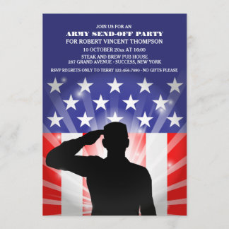 Salute ao Convite à Entrega Militar da Bandeira