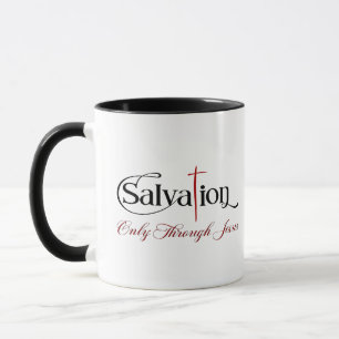 Salvação apenas através da caneca de café Jesu