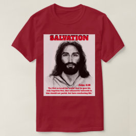 Salvação | Jesus | Borgonha | Unisex | T-shirt