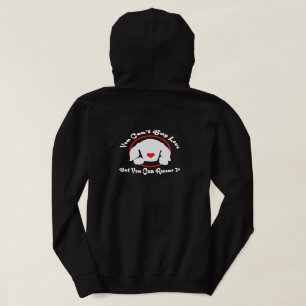 Salvamento de Porco Fleece Pullover Hoodie