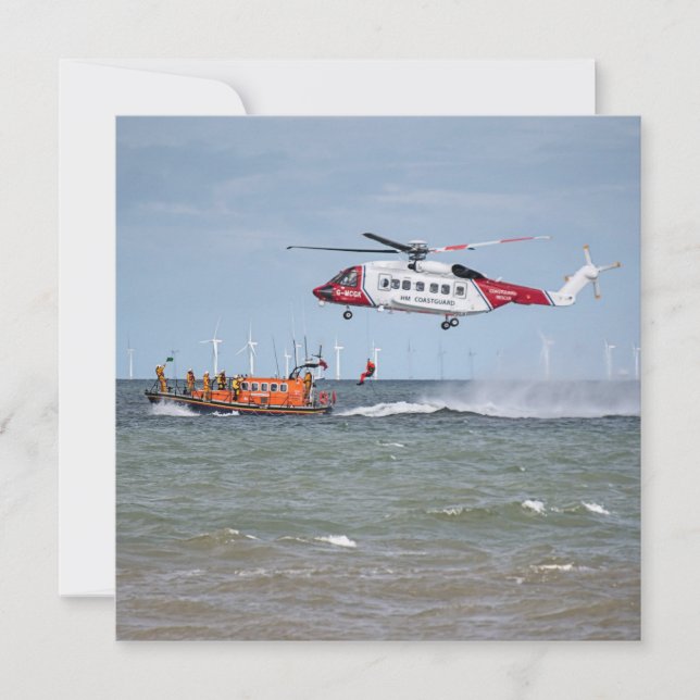 Salvamento do Mar Aéreo Rhyl (Frente)