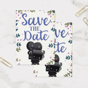 Salvar A Câmera De Filme De Casamento De Data