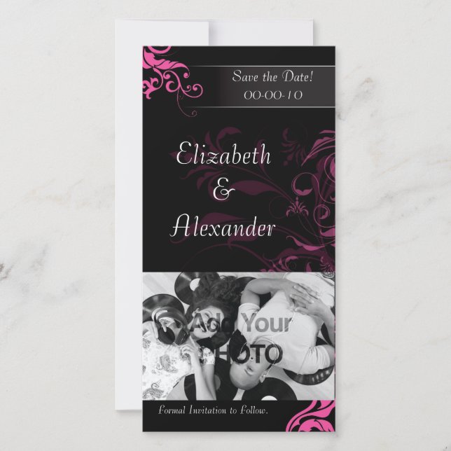 Salvar a data - Convite de casamento (Frente)