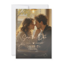 Salvar a Data Convite de Casamento | Romântico