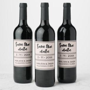 Salvar a data Etiqueta do Vinho